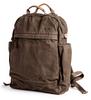 Gootium Canvas Backpack Vintage Style Outdoor Travel Bag Casual Daypack Fabric Zipper Rucksack Amber Women's Men's