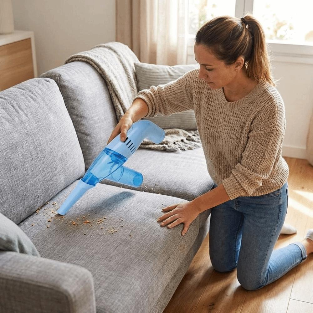 Compact Design Wireless Vacuum Cleaner Lightweight Rechargeable Vacuum  Home Desktop Cleaning