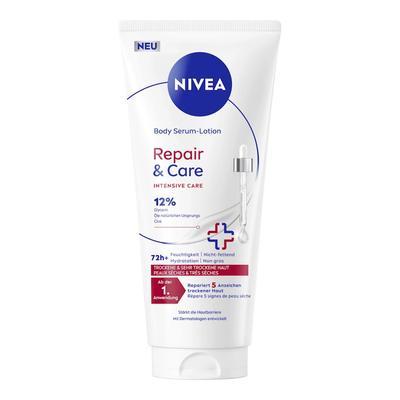 Deutsche Nivea Repair & Care 12% Glycerin Körper-Serum-Lotion 200 ml