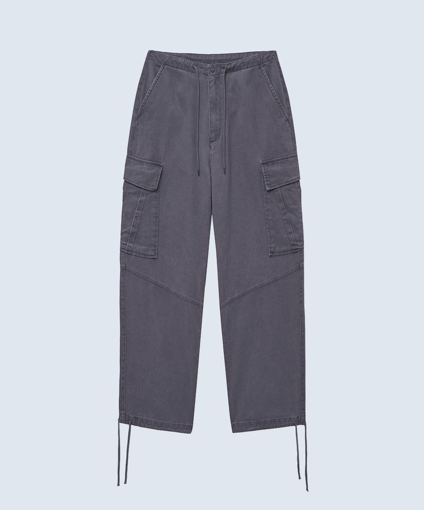 INTEMPOMOOD Nutty Cargo String Pants_Dark Purple