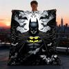 1pc Batman Outdoor Flannel Throw Blanket Soft, Lightweight & Warm for Sofa, Office