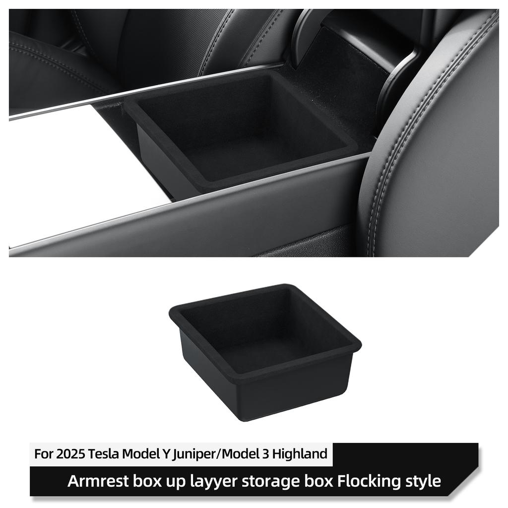 for Tesla Model Y Juniper/Launch 2025 Center Console Armrest Storage Box Model 3 Highland 2024-2025 Car Storage Organizer Case