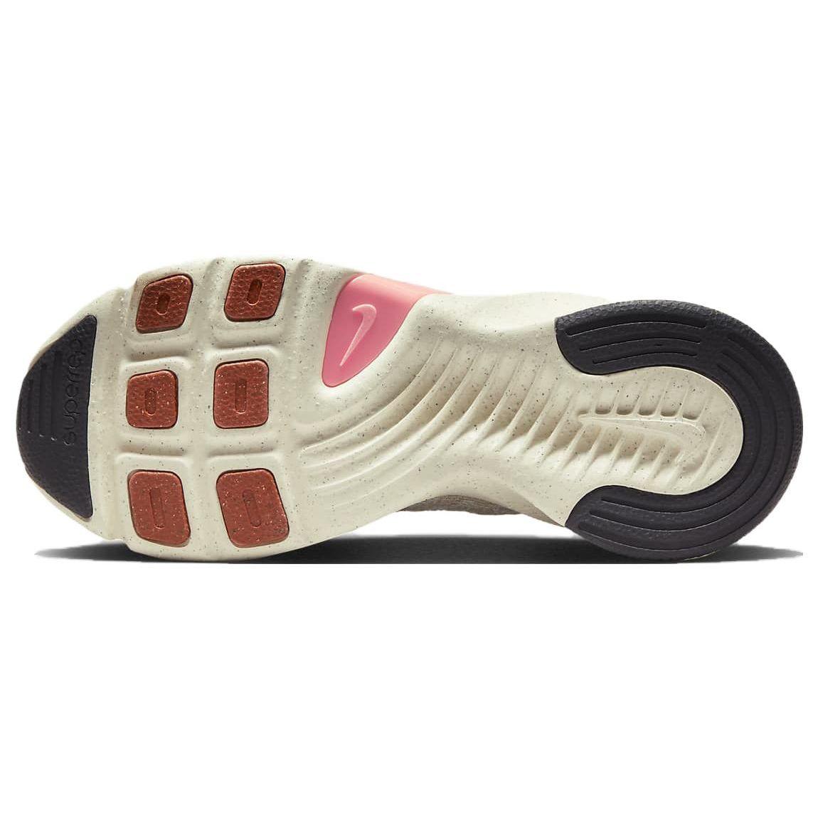 Nike SuperRep Go 3 Flyknit Next Nature Oatmeal Женские кроссовки Кремовый Парус — фото 6