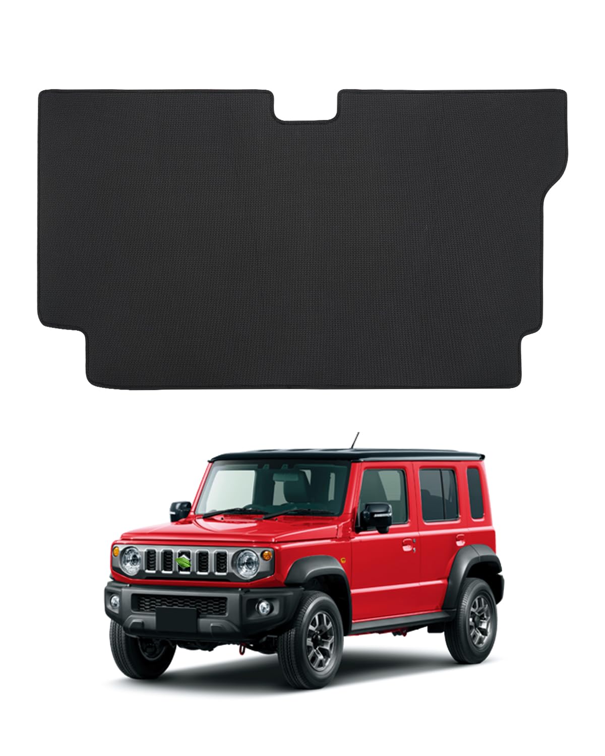 

Mixsuper Jimny Nomad Коврик в багажник 2D Коврик в багажник JC74W Эксклюзивный поддон для багажа Грузовой коврик Nomad Детали интерьера Водонепроницаемый коврик Материал ПВХ Хранение Износостойкость чёрный