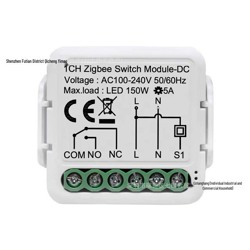 Zigbee Smart Graffiti WiFi Trockenkontakt-Schalter mit APP-Fernbedienung