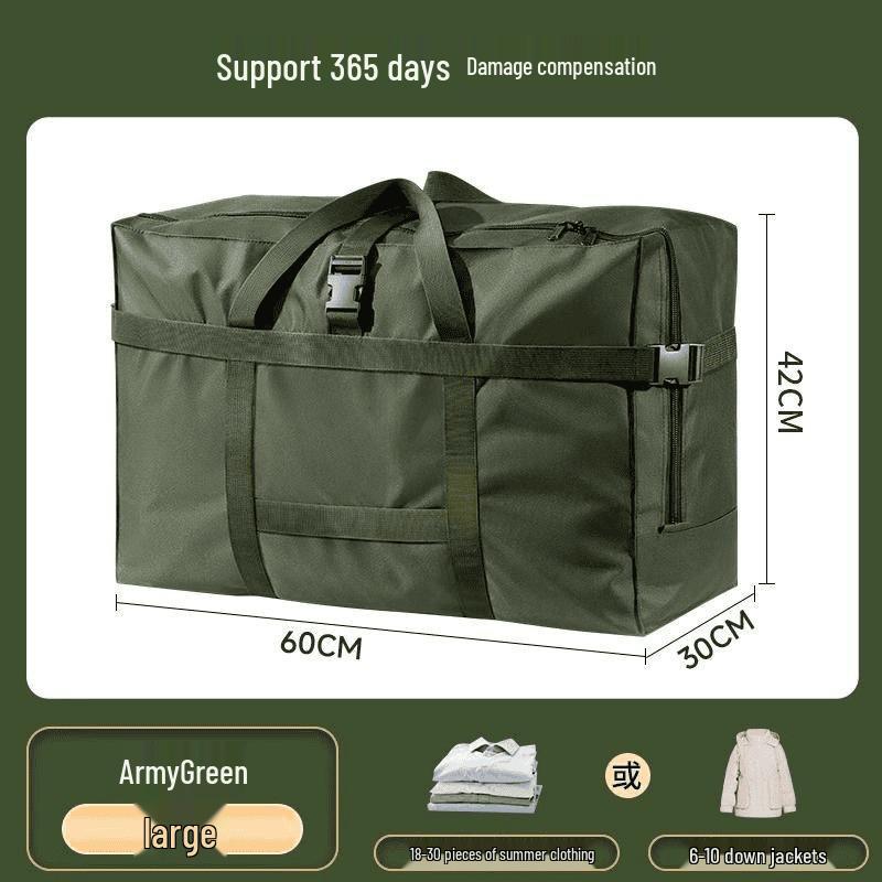 Waterproof Oxford Cloth Luggage Bag - Large Capacity for Household and Bedroom Storage