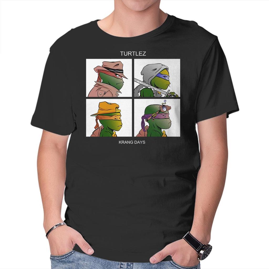 Unisex Crew Neck T-Shirt Krang Days Graphic Short Sleeve Casual Tee