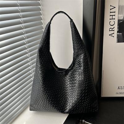 Autumn Women's Bags Fashion Casual Soft Leather Tote Bags Niche High-end Shoulder Bags Large-capacity Commuter Armpit Bags