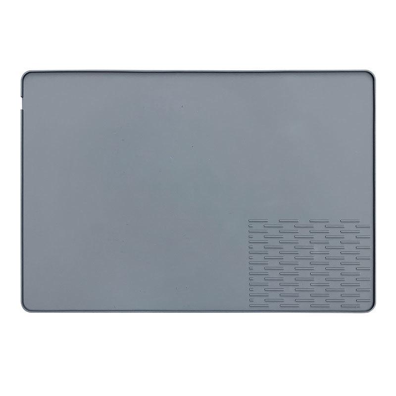 Silicone Coffee Machine Mat & Drip Tray - Two-in-One Square Tamper Mat for Countertops
