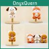 Cute Dog Fox Tiger Stuffed Animal Keychain Plush Toy For Bags