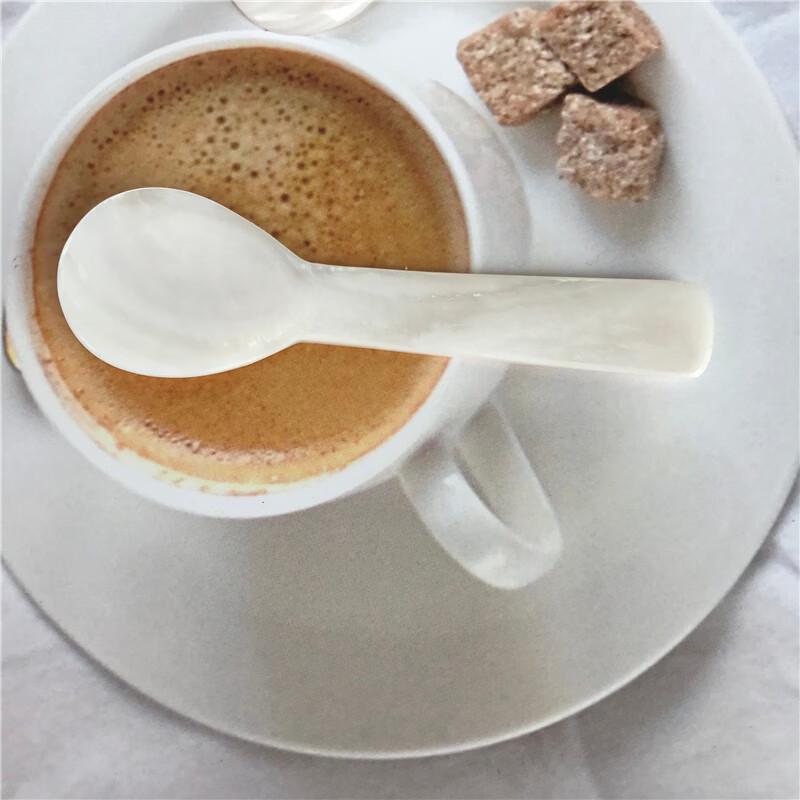 Seashell Coffee & Caviar Spoon