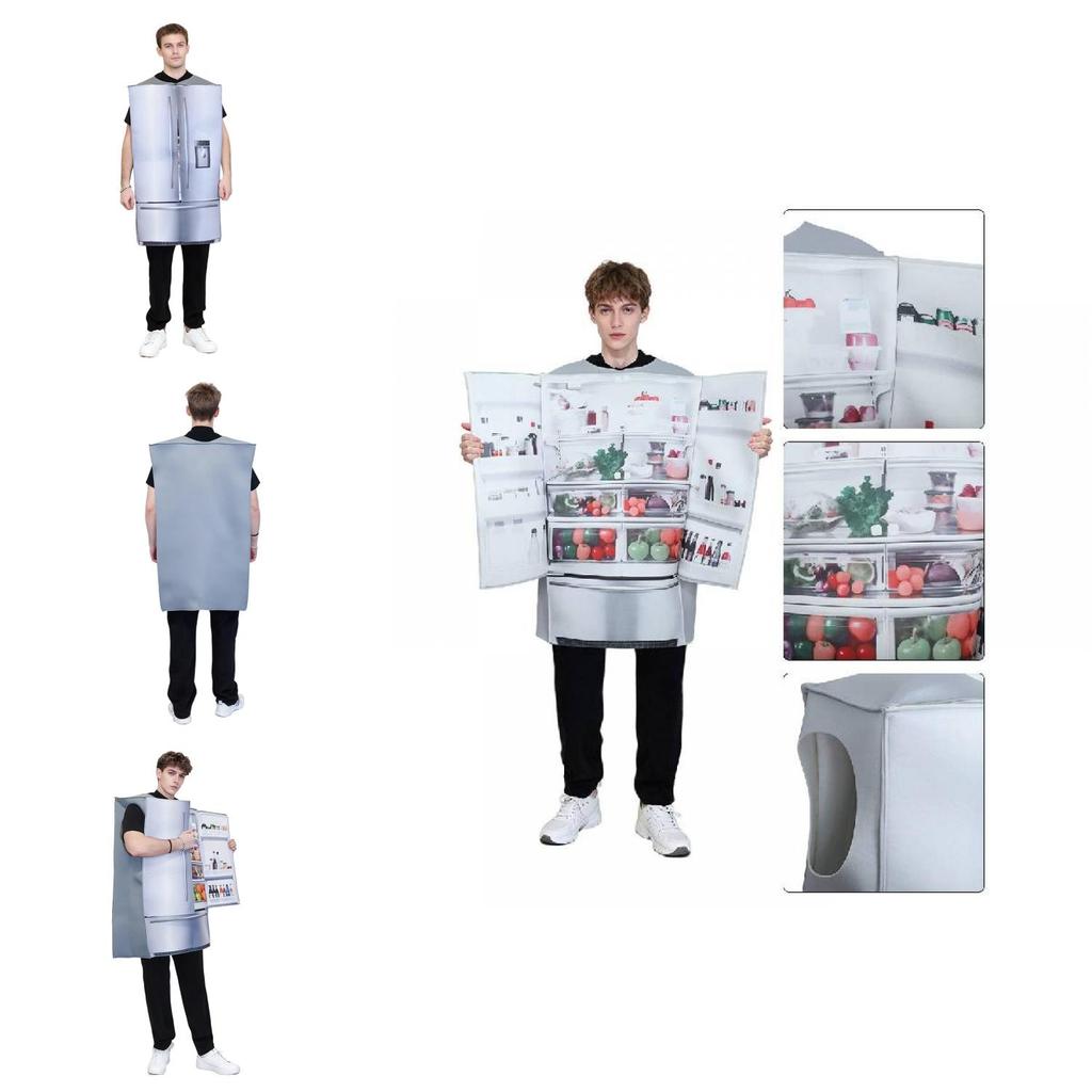Fantasy Cosplay Refrigerator Costume For Gaming Anime Role Play Creative Dress