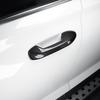 For Hyundai Palisade Manual Button Carbon Fiber ABS Outer Door Handle Cover Trim