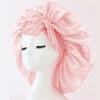 Satin Bonnet Silk Bonnet Adjustable Bonne for Sleeping Hair Bonnet with Tie Band Bonnets for Women Men Hair Wrap