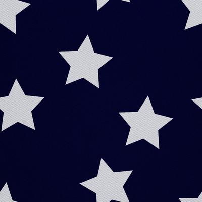 Outdoor Decorative Fabrics Oxford - Motif Stars On Navy Blue