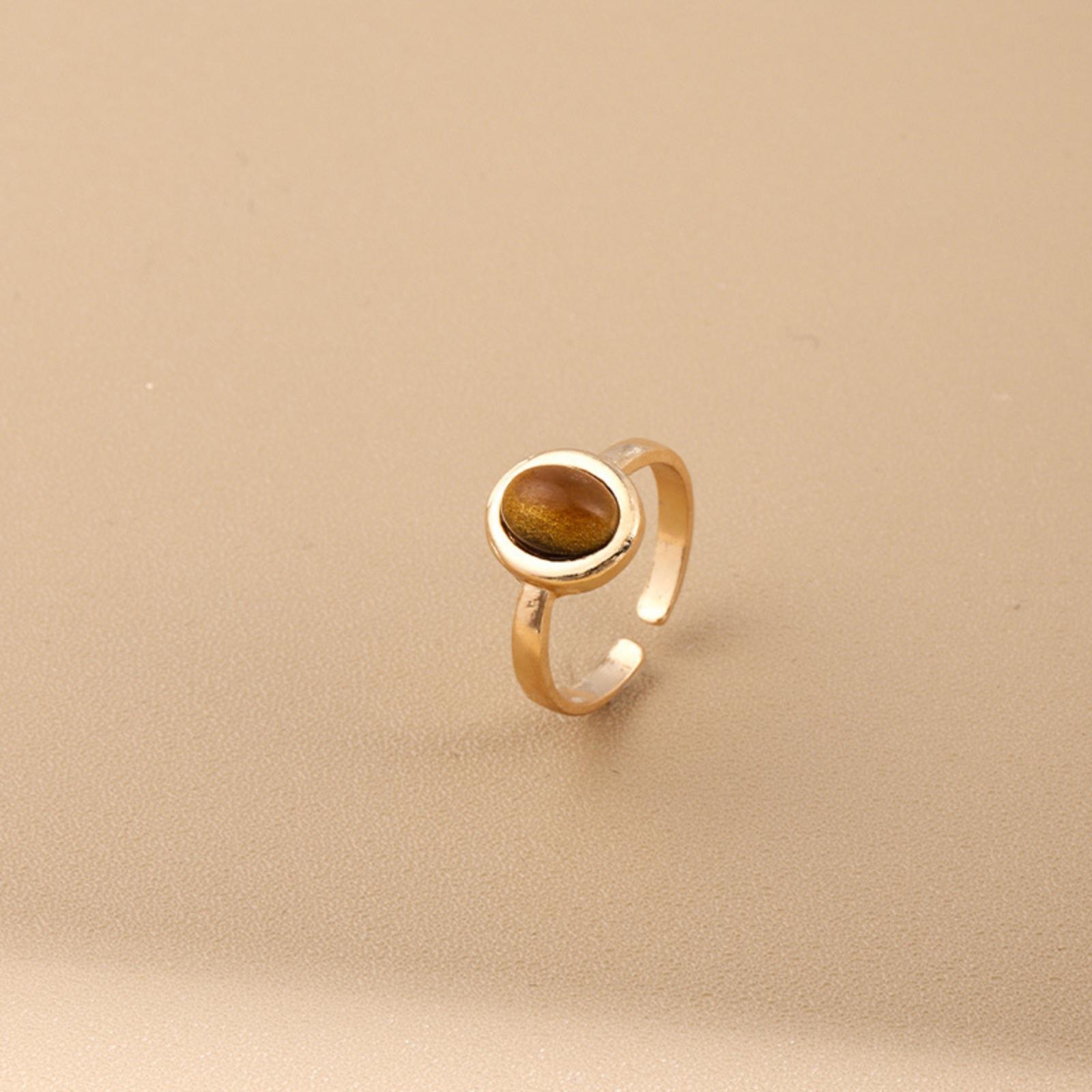 Модное Ретро Креативное Открытое Кольцо One Size