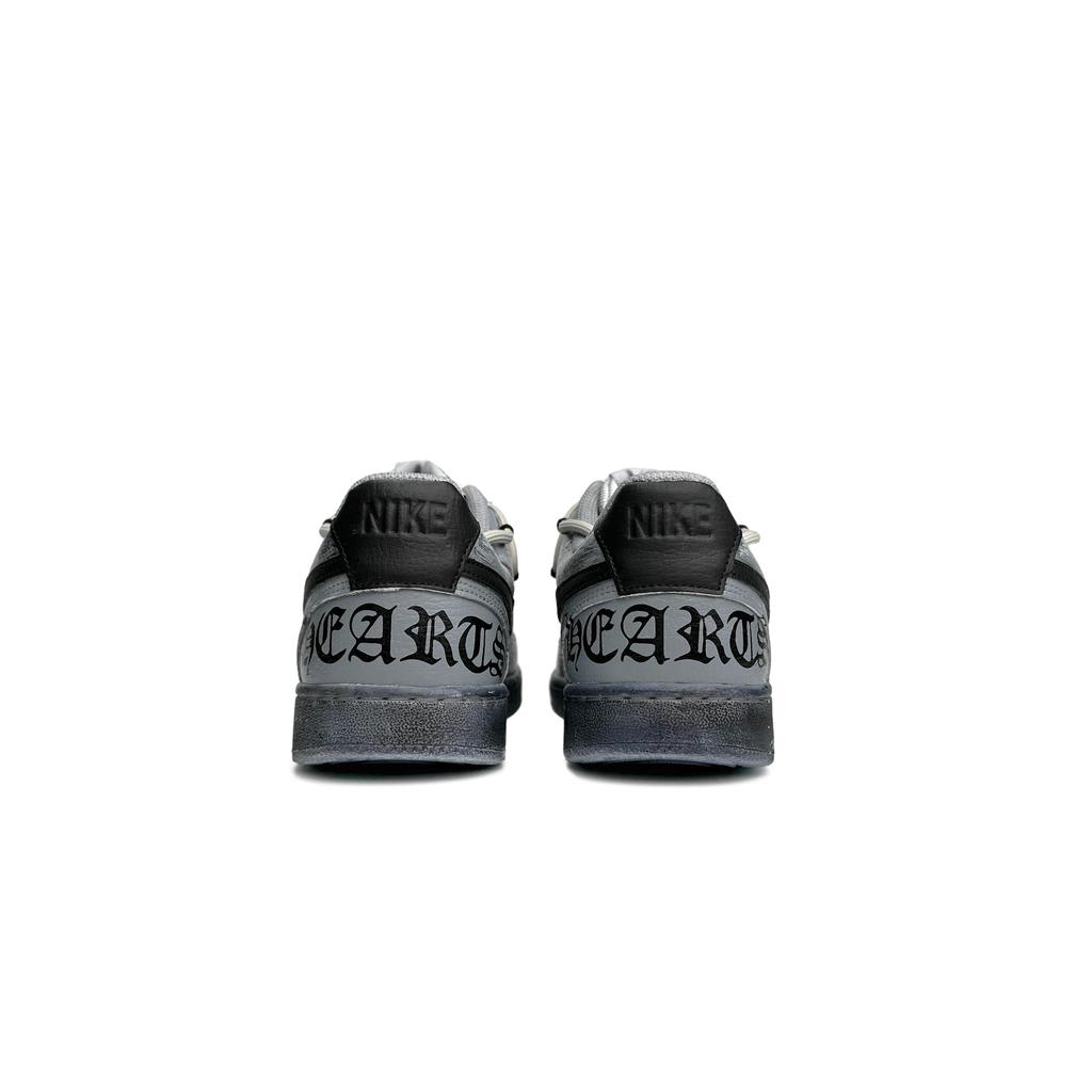 Nike Zapatillas de Skate Court Vision 1 Caña Baja para Hombre Gris Negro DH2987-101(Team87-)