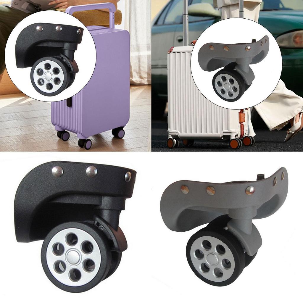 2 Pieces Luggage Wheels Strong Bearing Capacity Wear Resistant Accessories