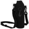 Outdoor Sports Water Bottle 1L Thermal Holder Case Cover with Strap (Black)