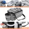 Doorslay Insulated Trunk Cooler Bag Cycle Bicycle Rear Rack Storage Luggage Bag Reflective MTB Bike Pannier Bag