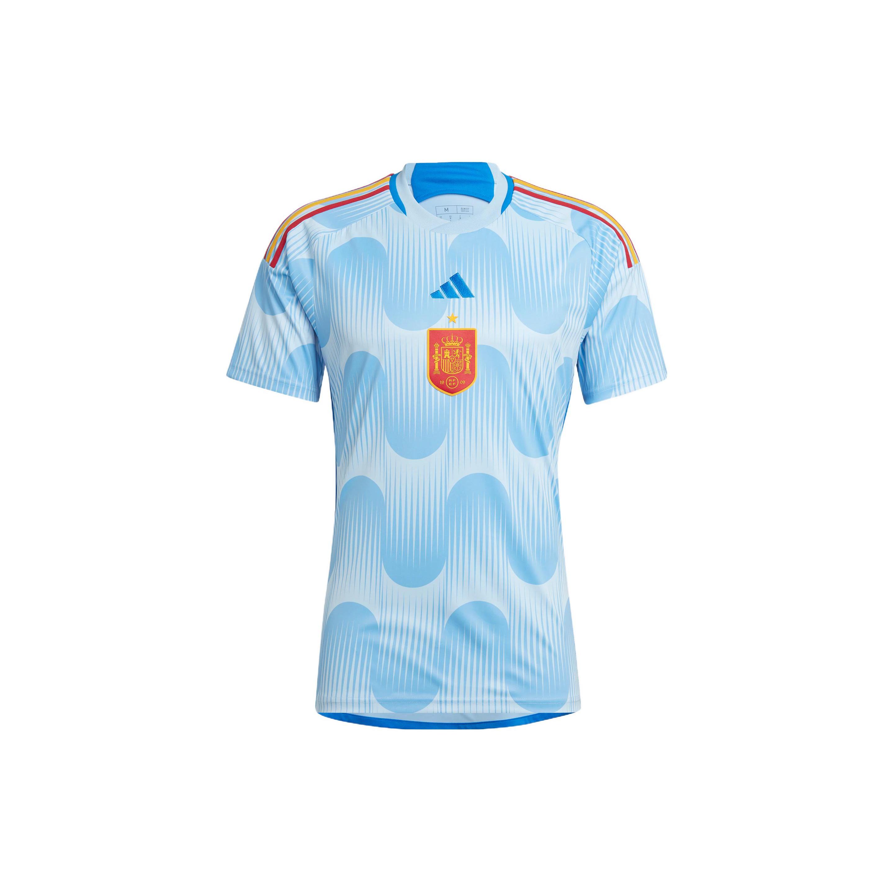 Adidas Soccer Jerseys Men s Blue Moderate Straight Fit HE2020 S