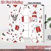 2pcs,Curtains Cute Christmas Rudolph Hat Gift (3) Modern Modern Curtains Durable Polyester Curtains Versatile All Use for