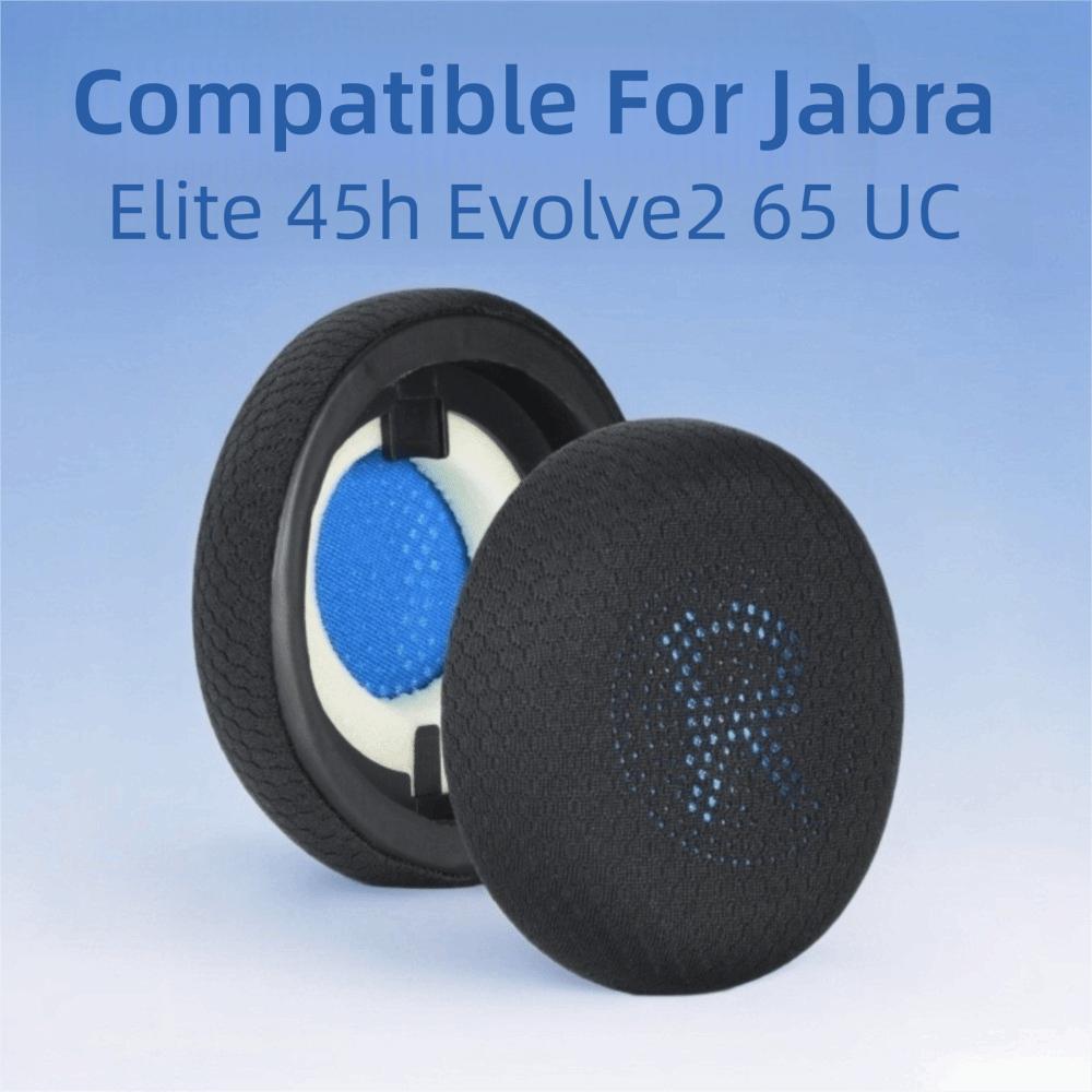 1 pair Replacement Earphone Cushions for Jabra Elite 45h Evolve2 65 UC Noise Cancelling