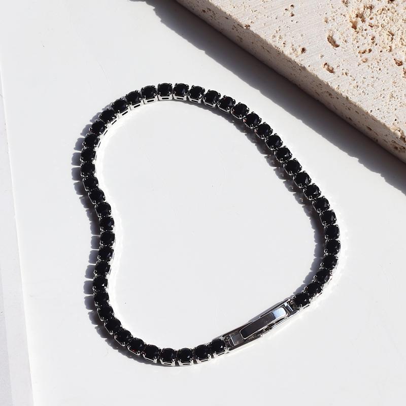 Colorful Crystal Tennis Bracelet for Women Waterproof Multicolor 3MM CZ Wedding Birthstone Hand Chain Jewelry