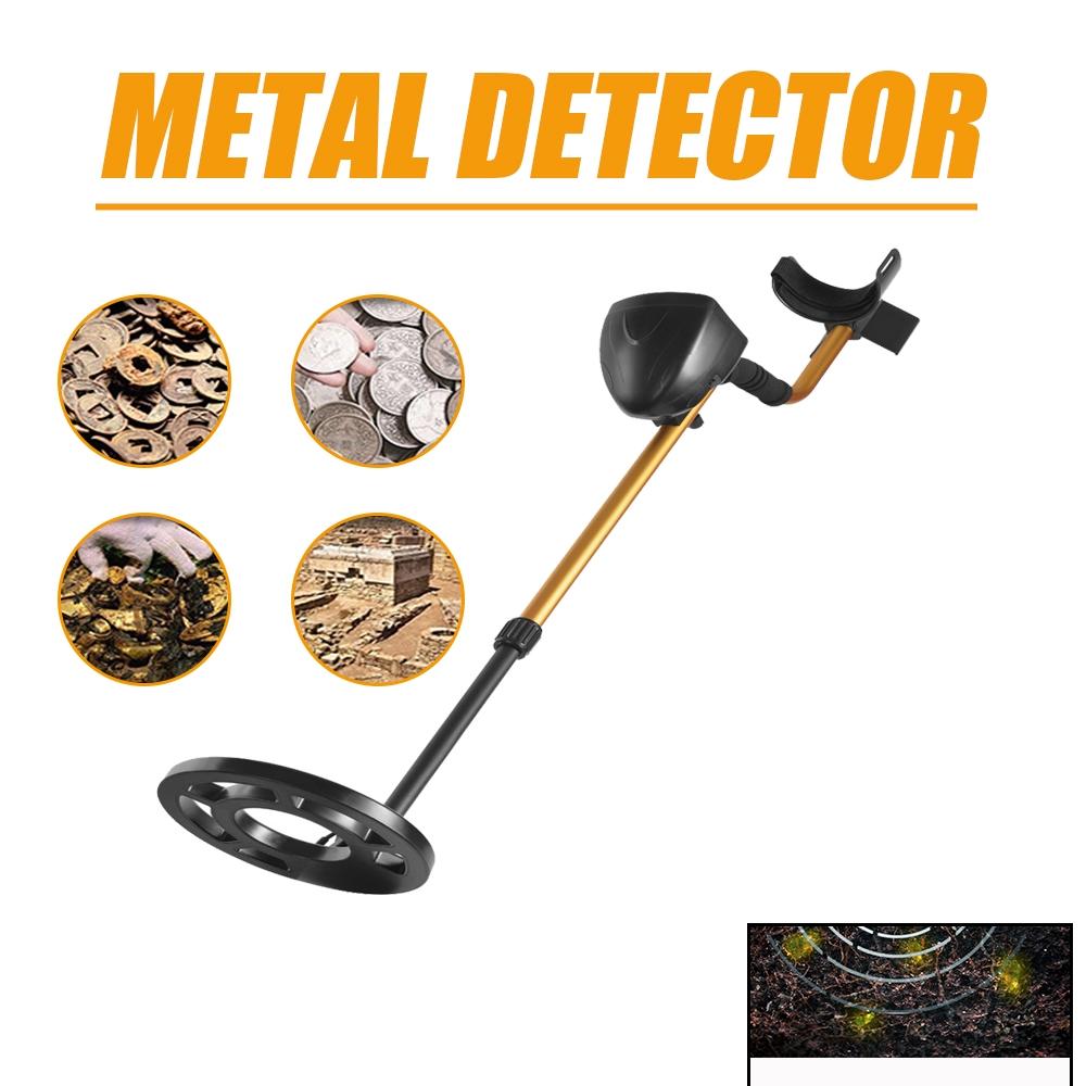 MD3009II Professional Underground Metal Detector Gold Ground Metal Detector Nugget High Sensitivity Sliver Finder Gold Gold & Black