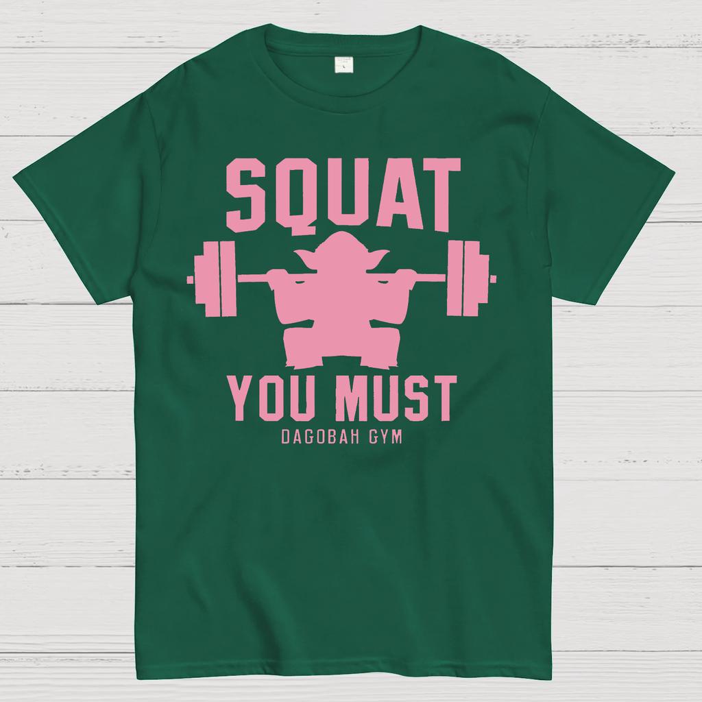 Squat You Must Cotton Summer Casual Cool Loose T-Shirt