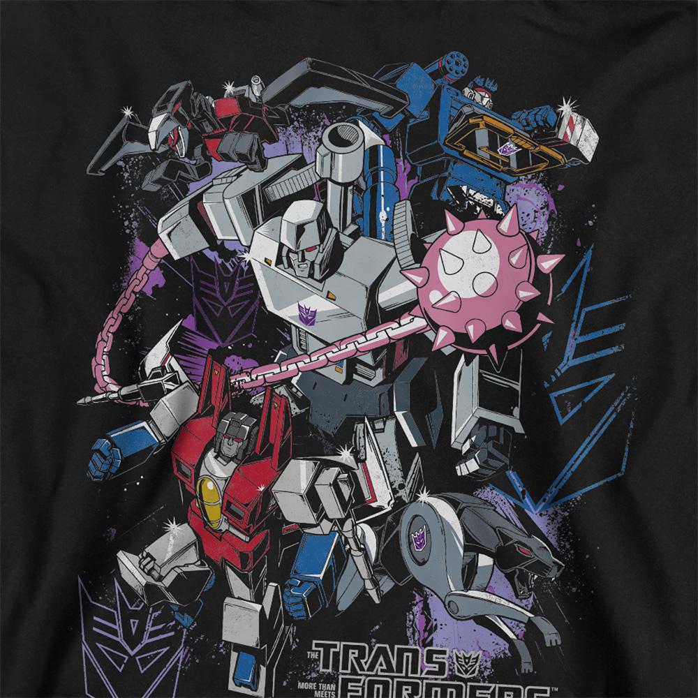 Transformers Unisex Adult Generations Decepticons Peace Through Tyranny Attack Sweatshirt