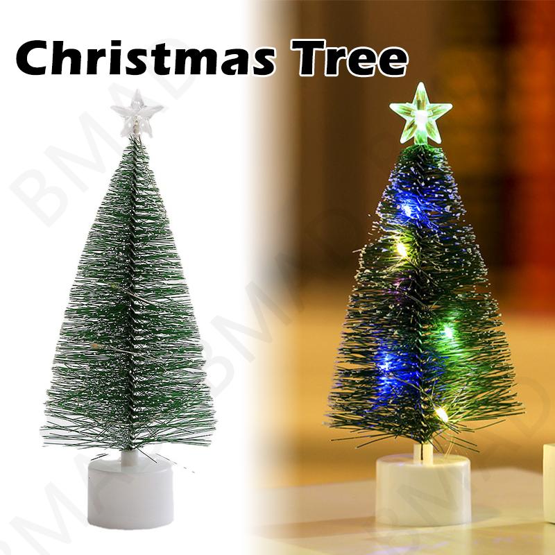

Crystal Glowing Christmas Tree Light Xmas Desktop Decorations Warm Colorful Festival Ornaments Crystal Night Light AS SHOW