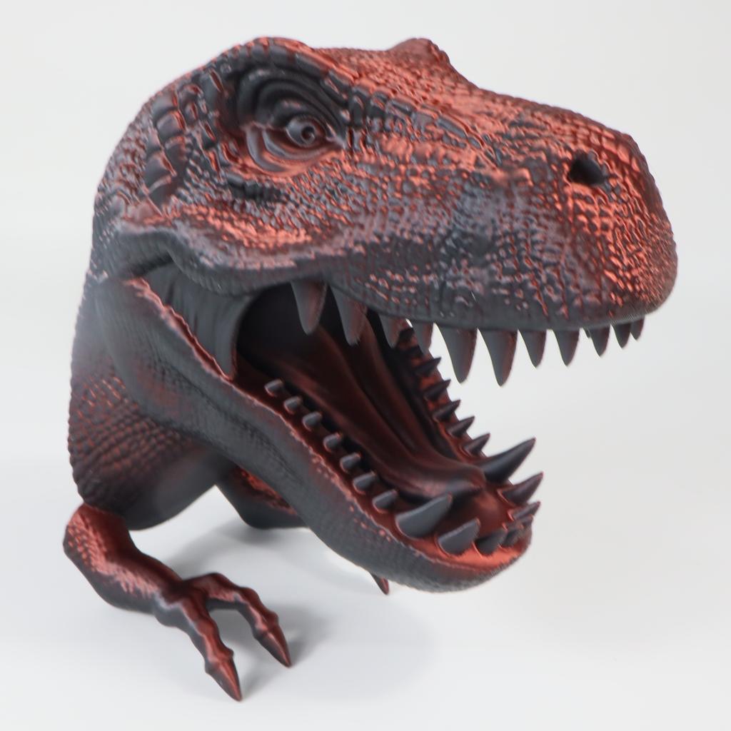 3D printed Tyrannosaurus rex dinosaur avatar multifunctional ornament suitable for desktop decoration and office display
