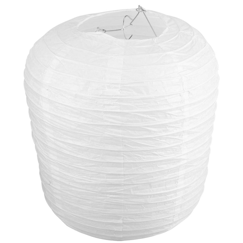 Paper Lantern Folding Lampshade Decorative Hanging Lamp Shade for Party Festival White Paper Lantern 20Cm Width 24Cm Height
