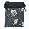 Maruzen Shoulder Bag Fujin and Raijin Made in x 22 x Pochette, Design, Japan, Black, Approx. 26.5 1.5cm