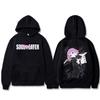 Hot Anime Soul Eater Crona Graphic Hoodie Men's Clothing Vintage Manga Streetwear Men Fashion Casual Oversized Pullover Hoodies