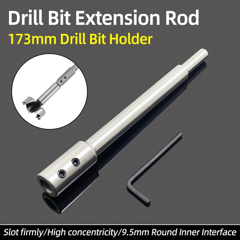 173mm Drill Bit Extension Rod Screwdriver Bit Holder 9mm Round Shank Extension Bars Driver Adapter Electric Drill Power Tools