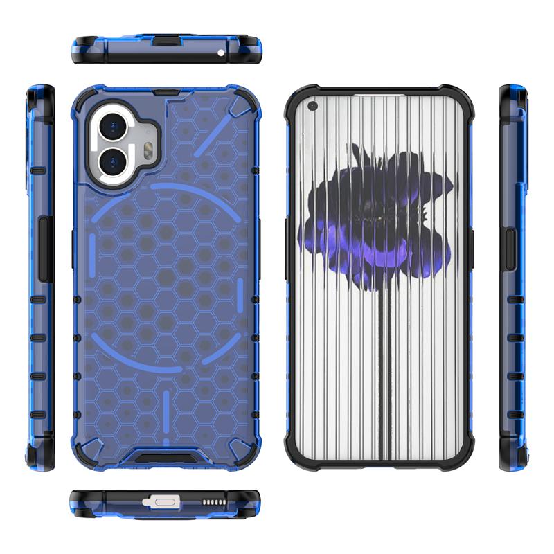 For Nothing Phone (2) Case Luxury Transparent Shockproof Armor Phone Cases For No Thing Phone2 NothingPhone 2 Hard PC Back Cover