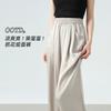 ! Ice silk wide-leg pants women's summer new high-waisted loose jacquard satin straight-leg casual pants