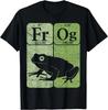 Tableau périodique des éléments Grenouille Herpétologue Amoureux des grenouilles Cadeau Rétro T-shirt Unisexe