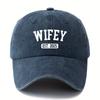 Classic Retro Washed Baseball Cap for Both Men and Women, Lightweight Curved Brim Truck Cap for Outdoor Sun Protection
