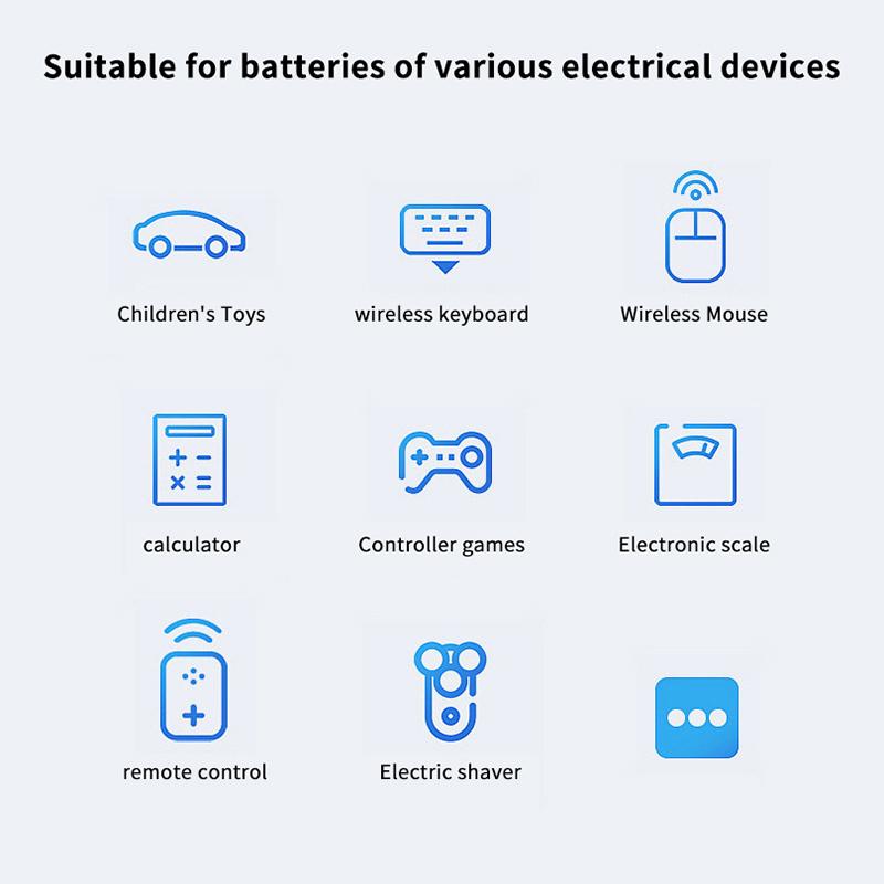8-Slots 1.5V Aa Battery Charger Type-C Rechargeable Lithium Ion Batteries Intelligent Usb Box For Remote Control Toys Tool