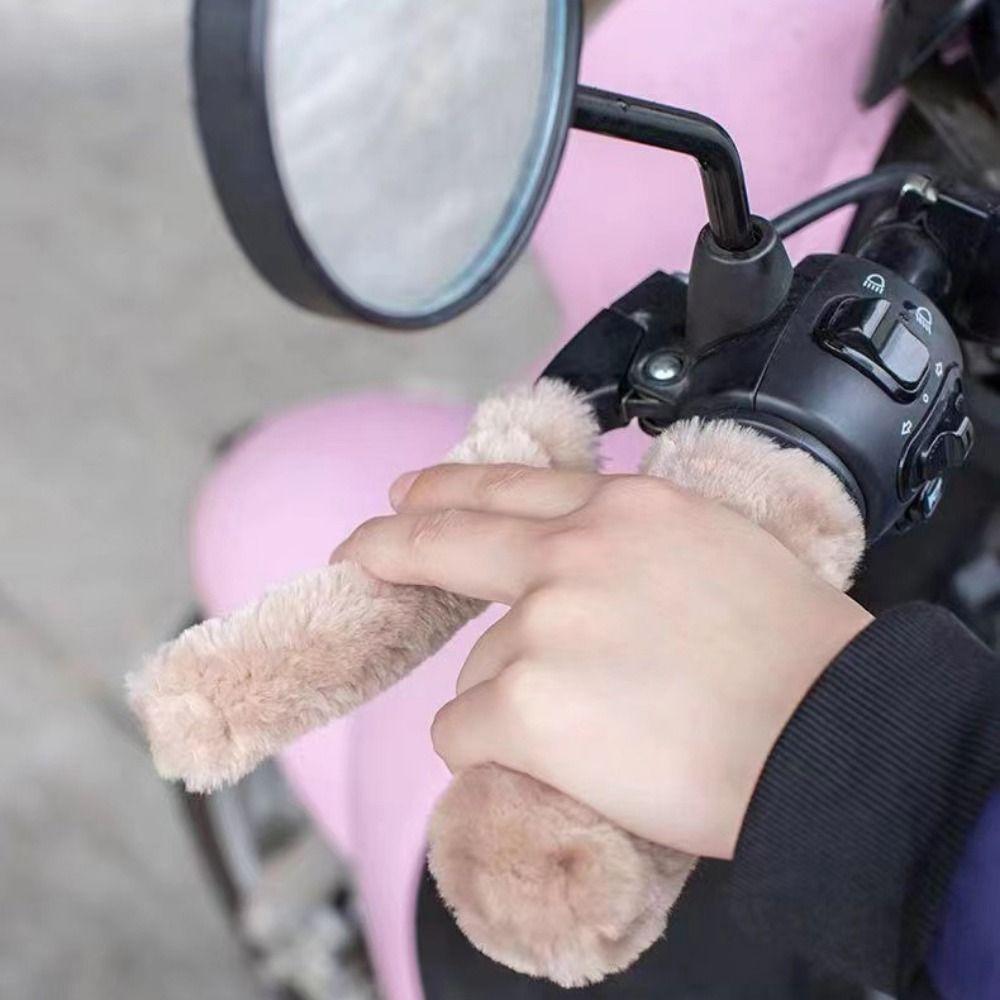 Practical Bicycle Grip Sleeves Winter Motorcycle Handle Protective Cover  Tricycles
