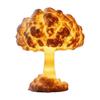 Resins Mushroom Cloud Sculpture Table Lamp Nuclear Explode Model LED Nightlight For Modern Homes Office Desktop Ornament