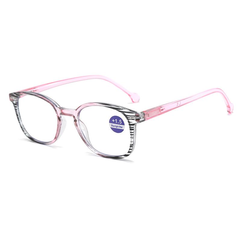 Anti-Blue Reading Glasses Trendy Glasses Spring Legs High Definition Simple Reading Glasses