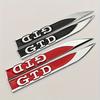 3D Metal Car Badges GTD GLI Emblem Fender Stickers Car Body Emblem