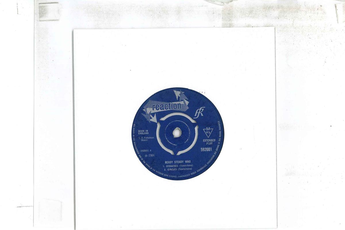 

7inch Record WHO - Ready Steady Who 592001 REACTION 1966 UK Rock Used