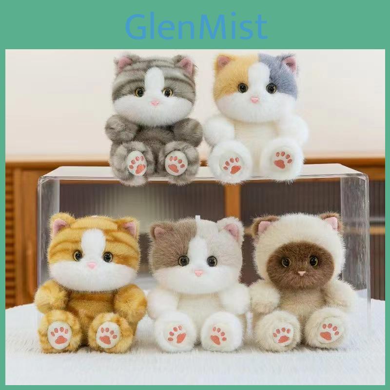 Siamese Cat Plush Toy With Pp Cotton Filling For Gift And Collection