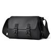 Anti-splashing shoulder bag Men's simple fashion trend messenger bag Commuter small satchel Large capacity 3