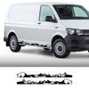 Naklejka na bok samochodu dla Volkswagen VW Multivan Transporter T4 T5 T6 30 Van Kamper Matterhorn Zermatt Szwajcaria Górska Naklejka